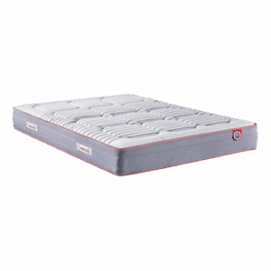 Matelas Marinière - Ressorts ensachés + Mousse Ergosoft 32kg/m3 - Mérinos