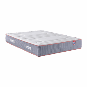 Matelas Ferdinand - Ressorts ensachés + Mémoire de forme - Mérinos