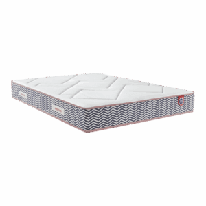 Matelas Chevron - Ressorts ensachés + Latex - Mérinos