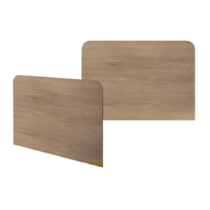 Tête de lit - Bois Angles arrondis
