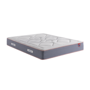 Matelas Fernand - 651 ressorts ensachés + Mémoire de forme 4cm - Mérinos