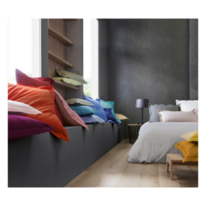 Taie Oreiller Percale 100% coton peigné 80 fils/cm² - 21 coloris - Blanc des Vosges