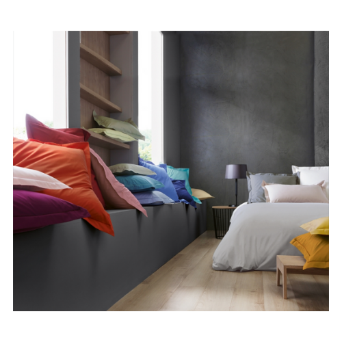 Drap Percale 100% coton peigné 80 fils/cm² - 21 coloris - Blanc des Vosges